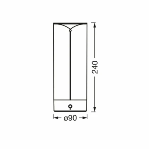 LEDVANCE Decor Filament lampe LED batterie, 24 cm| Lampes À Poser Led|Lampes À Poser Et Lampes De Table