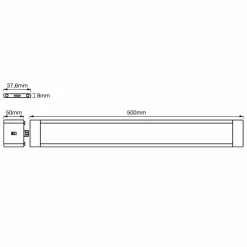 LEDVANCE lampe sous meuble LED Cabinet Slim 50 cm| Luminaires Led D'Intérieur
