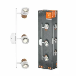 LEDVANCE LED spot pour plafond LED Cork, GU10, à 3 lampes, long, blanc| Spots Et Projecteurs Led|Spots