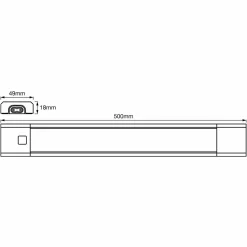 LEDVANCE Linear Slim RGBW lampe sous meuble 50cm| Luminaires Led D'Intérieur