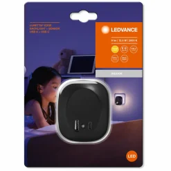 LEDVANCE Lunetta Edge veilleuse à prise noire| Luminaires Led D'Intérieur