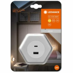 LEDVANCE Lunetta Hexagon veilleuse à prise blanche| Luminaires Led D'Intérieur