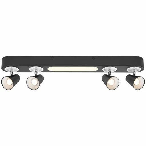 LEDVANCE Plafonnier LED Neptune, 4 spots LED, noir| Spots Et Projecteurs Led|Spots