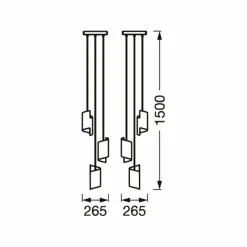 LEDVANCE SMART+ WiFi Decor Twist suspension, noir| Suspensions Led|Suspensions