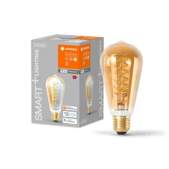 LEDVANCE SMART+ WiFi E27 8W Edison doré 822-850| Ampoules Connectées Et Intelligentes|Ampoules Connectées Et Intelligentes