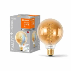LEDVANCE SMART+ WiFi E27 8W LED G95 doré 822-850| Ampoules Connectées Et Intelligentes|Ampoules Connectées Et Intelligentes