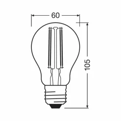LEDVANCE SMART+ WiFi filament E27 5,5W 827 Classic| Ampoules Connectées Et Intelligentes|Ampoules Connectées Et Intelligentes