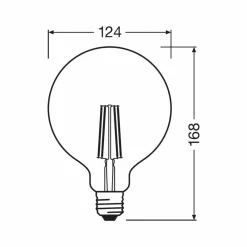 LEDVANCE SMART+ WiFi filament E27 6W 827 G125| Ampoules Connectées Et Intelligentes|Ampoules Connectées Et Intelligentes