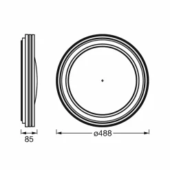 LEDVANCE SMART+ WiFi Orbis Jarden plafonnier 50cm| Plafonniers Led|Plafonniers