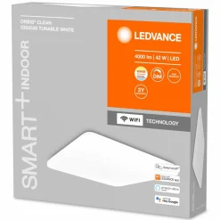 LEDVANCE SMART+ WiFi Orbis Clean, CCT, 53x53 cm| Plafonniers Led|Plafonniers