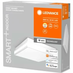 LEDVANCE SMART+ WiFi Orbis Magnet blanc, 30x30cm| Plafonniers Led|Plafonniers
