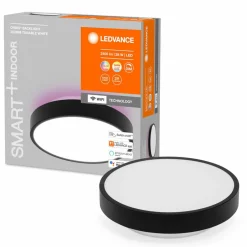LEDVANCE SMART+ WiFi Orbis Backlight noir Ø35cm| Plafonniers Led|Plafonniers