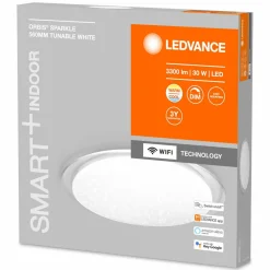 LEDVANCE SMART+ WiFi Orbis Sparkle, CCT, Ø 56 cm| Plafonniers Led|Plafonniers