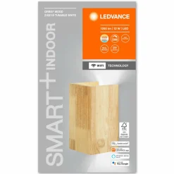 LEDVANCE SMART+ WiFi Orbis Wall Wood, 21 x 11 cm| Appliques Murales Led|Appliques Murales