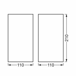 LEDVANCE SMART+ WiFi Orbis Wall Wood, 21 x 11 cm| Appliques Murales Led|Appliques Murales