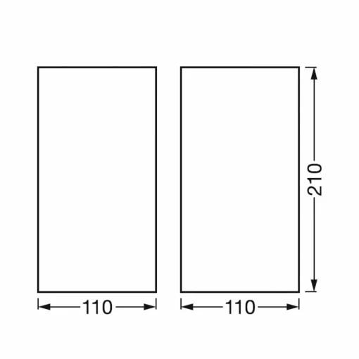LEDVANCE SMART+ WiFi Orbis Wall Wood, 21 x 11 cm| Appliques Murales Led|Appliques Murales