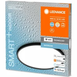 LEDVANCE SMART+ WiFi Orbis Disc, noir, Ø 50 cm| Plafonniers Led|Plafonniers