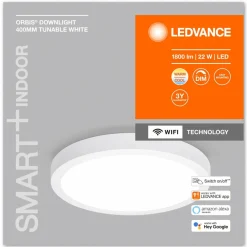 LEDVANCE SMART+ WiFi Orbis Downlight Surface Ø40cm| Plafonniers Led|Plafonniers