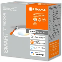 LEDVANCE SMART+ WiFi Orbis Downlight Slim Ø 8,5 cm| Spots Encastrés Led|Luminaires Led D'Intérieur