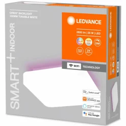 LEDVANCE SMART+ WiFi Orbis Backlight blanc 35x35cm| Plafonniers Led|Plafonniers