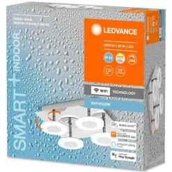 LEDVANCE SMART+ WiFi Orbis Wave IP44 30 x 30 cm| Plafonniers Led|Plafonniers