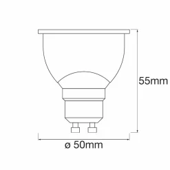 LEDVANCE SMART+ WiFi réflecteur GU10 5W 45° 2 700K| Ampoules Connectées Et Intelligentes|Ampoules Connectées Et Intelligentes