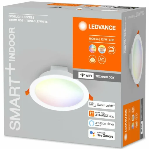 LEDVANCE SMART+ WiFi Spot encastrable LED, 110| Spots Encastrés Led|Luminaires Led D'Intérieur
