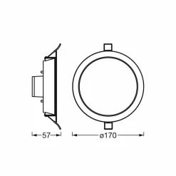 LEDVANCE SMART+ WiFi Spot encastrable LED, 110| Spots Encastrés Led|Luminaires Led D'Intérieur