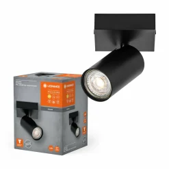 LEDVANCE Spot LED Octagon, intensité variable, à 1 lampe, noir| Spots Et Projecteurs Led|Spots