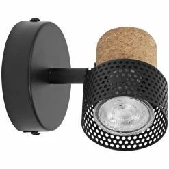 LEDVANCE Spot mural LED Cork, GU10, intensité variable, noir| Spots Et Projecteurs Led|Spots