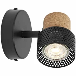 LEDVANCE Spot mural LED Cork, GU10, intensité variable, noir| Spots Et Projecteurs Led|Spots