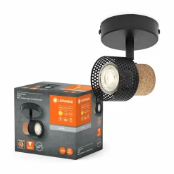 LEDVANCE Spot mural LED Cork, GU10, intensité variable, noir| Spots Et Projecteurs Led|Spots