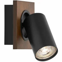 LEDVANCE Spot mural LED Mercury GU10, bois/noir| Spots Et Projecteurs Led|Spots