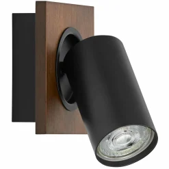 LEDVANCE Spot mural LED Mercury GU10, bois/noir| Spots Et Projecteurs Led|Spots