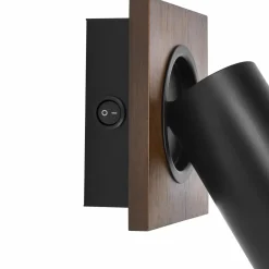 LEDVANCE Spot mural LED Mercury GU10, bois/noir| Spots Et Projecteurs Led|Spots