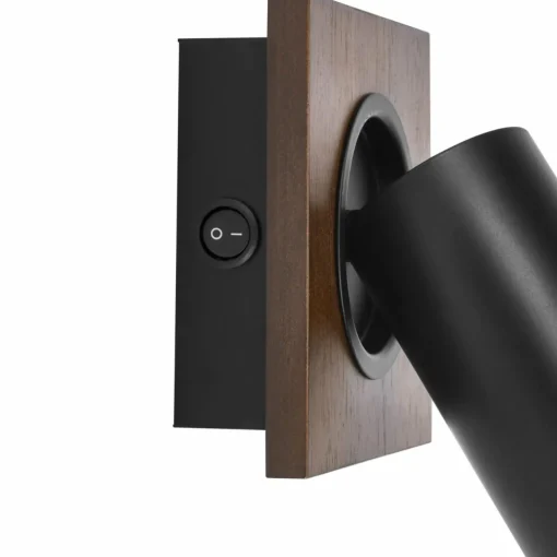 LEDVANCE Spot mural LED Mercury GU10, bois/noir| Spots Et Projecteurs Led|Spots