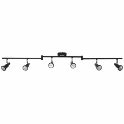 LEDVANCE Spot pour plafond LED GU10, à 6 lampes, noir| Spots Et Projecteurs Led|Spots