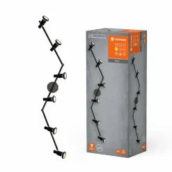 LEDVANCE Spot pour plafond LED GU10, à 6 lampes, noir| Spots Et Projecteurs Led|Spots