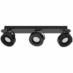 LEDVANCE Spot pour plafond LED Venus, 3.000 K, à 3 lampes, noir| Spots Et Projecteurs Led|Spots