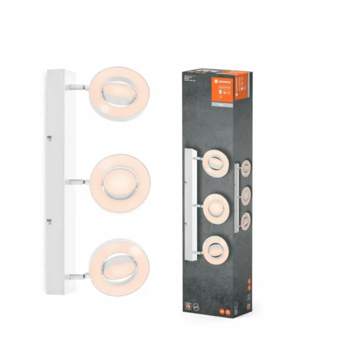 LEDVANCE Spot pour plafond LED Saturn, à 3 lampes, CCT, blanc| Spots Et Projecteurs Led|Spots