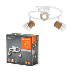 LEDVANCE Spot pour plafond LED Cork, GU10, 3 lampes, spirale, blanc| Spots Et Projecteurs Led|Spots