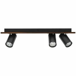 LEDVANCE Spot pour plafond LED Mercury GU10, 3 lampes, bois/noir| Spots Et Projecteurs Led|Spots