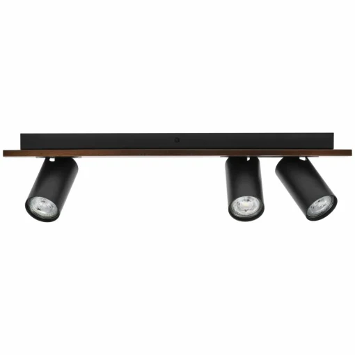LEDVANCE Spot pour plafond LED Mercury GU10, 3 lampes, bois/noir| Spots Et Projecteurs Led|Spots