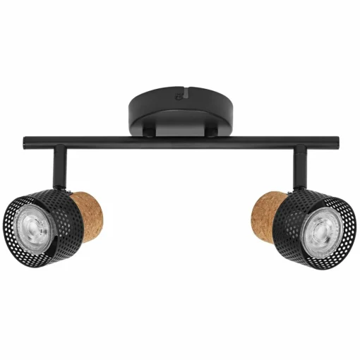 LEDVANCE Spot pour plafond LED Cork, GU10, à 2 lampes, intensité variable,| Spots Et Projecteurs Led|Spots