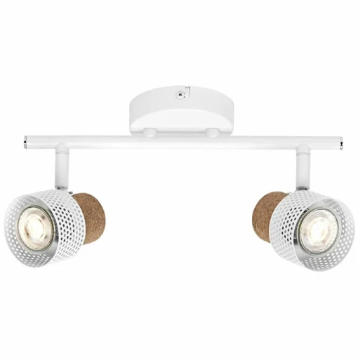 LEDVANCE Spot pour plafond LED Cork, GU10, à 2 lampes, intensité variable,| Spots Et Projecteurs Led|Spots