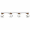 LEDVANCE Spot pour plafond LED Pluto, acier, bois, à 4 lampes, blanc| Spots Et Projecteurs Led|Spots