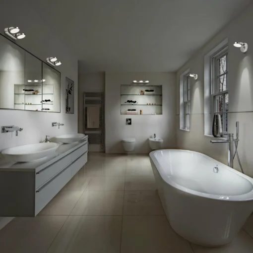 LEDVANCE SMART+ LEDVANCE SUN@Home Bathroom Spot mural LED à 3 lampes| Appliques Murales Led|Appliques Murales