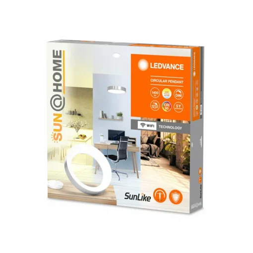 LEDVANCE SMART+ LEDVANCE SUN@Home Suspension Circular LED argentée| Suspensions Led|Suspensions