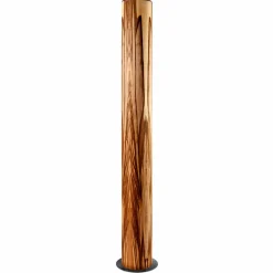 LeuchtNatur Lucerna lampadaire noyer/acier inox| Lampadaires Led|Lampadaires