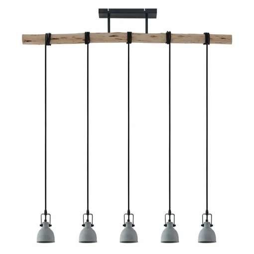 Lindby Amilia suspension, abat-jour béton 5 lampes| Suspensions Led|Suspensions